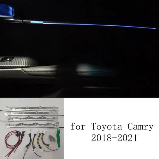 LED 4 Door Light Decorative Light Special Atmosphere Lamp Decorative Lamp Ice blue 12V For Toyota Camry 2018 2019 2020 2021