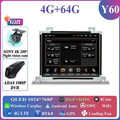 8.4 inch Android Car Stereo Radio For Dodge Charger Challenger 2015-2019 Replacement Wireless Carplay and Android Auto Headunit