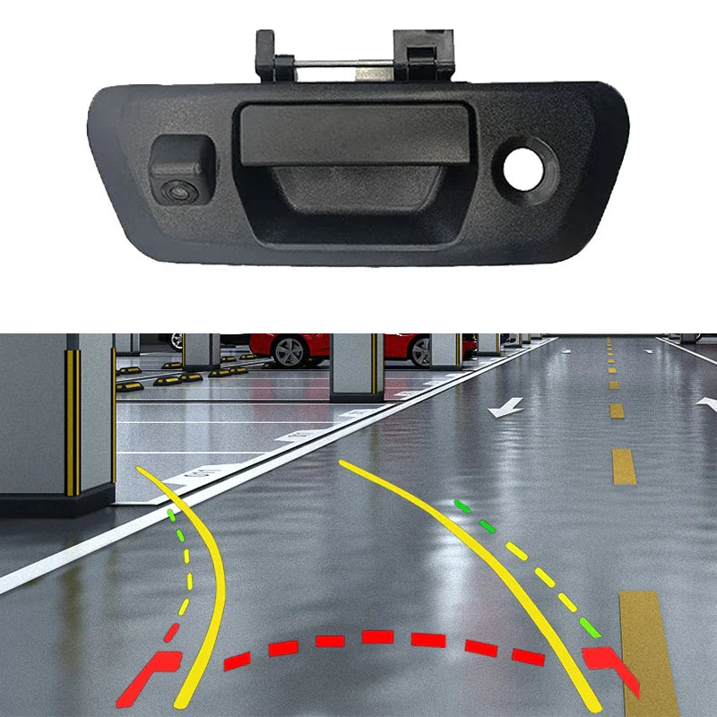 CCD NTSC Car Rear View Reverse Backup Camera Tailgate Handle Rear View Camera For Nissan Navara D23 NP300 2015 2016 2017 2018