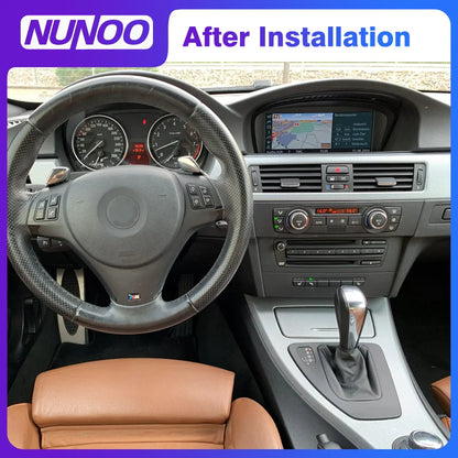 New Android 14 Wireless CarPlay Screen For BMW E60 E61 E62 E63 E90 E91 E92 2005-2012 Car Multimedia Player GPS Radio Navigation