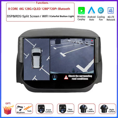 Android  Carplay Auto Car Radio For Ford EcoSport Eco Sport 2014-2018 GPS Recorder Multimedia Player 4G+BT DSP
