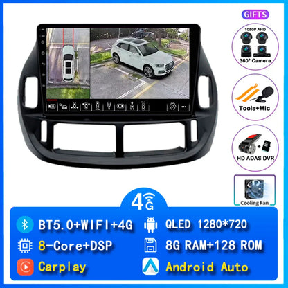 Android 14 Carplay Car Radio For Toyota Estima ACR30 2000 2001 2002 -2005 Navigation DSP Multimedia Player stereo wifi+4G BT GPS