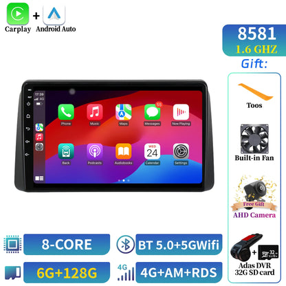 Car Radio Android 14 Multimedia Wireless Bluetooth Carplay For Chrysler Grand Voyager 5 2011-2015 7862S 8G 256G 2K QLED Screen