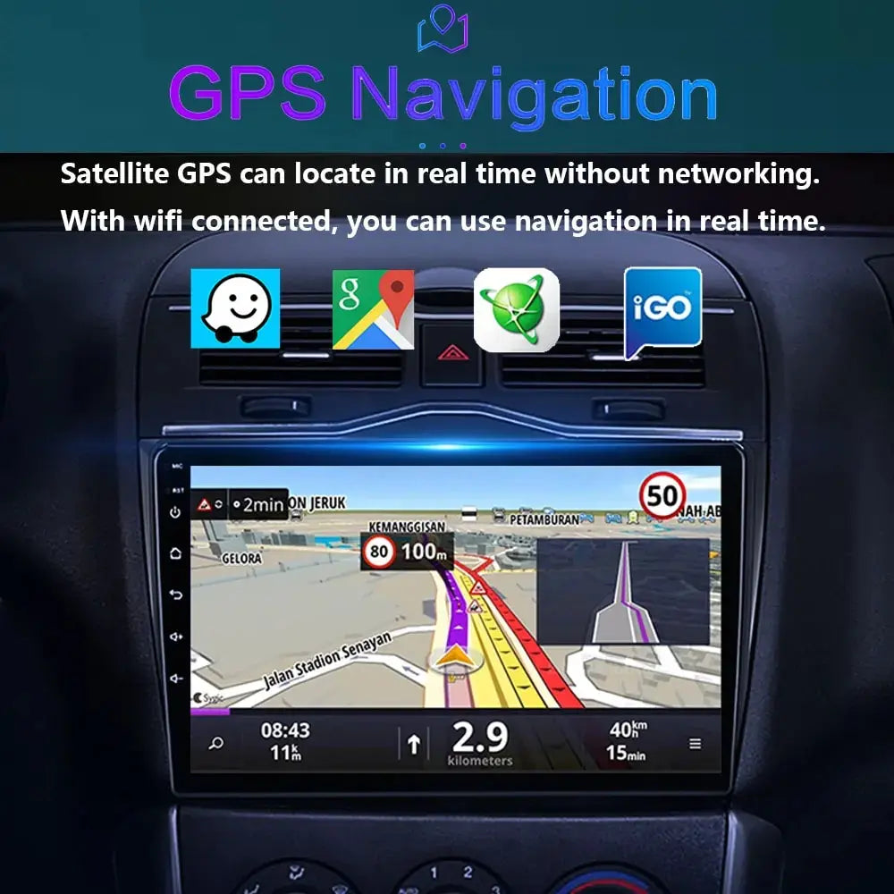 2 Din Android Car Radio For Ford Focus 1 1998 1999 2000 2001 2002-2005 Multimedia Player Carplay Car Stereo Head Unit Radios