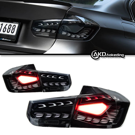 AKD Car Styling Accessories for BMW F30 Tail Lights 2013-2018 F80 LED Tail Light Rear Stop Lamp 320i 325i 330i DRL Signal Auto