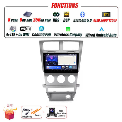 Car Radio Carplay For Dodge Avenger JS 2007 - 2010 For Dodge Nitro 2006 - 2011 Navigation GPS Android Auto Multimedia Player BT