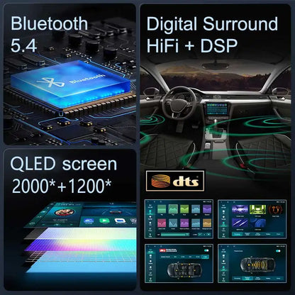 Android 14 Carplay Auto Car Radio Multimedia Player For HONDA INSIGHT 2009-2014 Navigation Autoradio GPS Stereo 2din Head Unit
