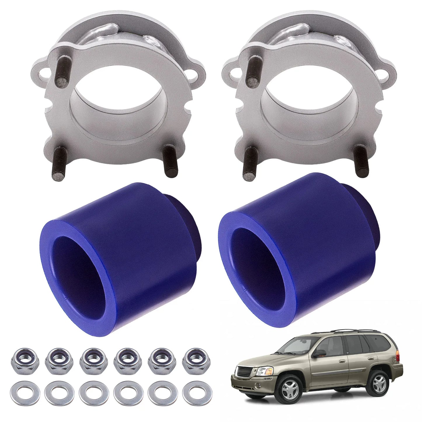 3" Front Rear Lift Kit For Chevrolet Trailblazer GMC Envoy 2002-2009 32" Tires