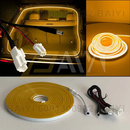 Customizable 5M LED Car Trunk Light Interior Atmosphere Neon Lamp For Toyota RAV4 VENZA BZ4X Corolla Cross Other Car Accessories