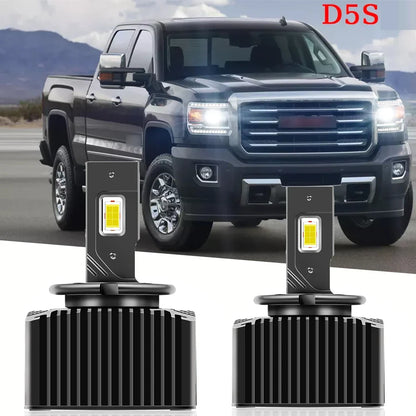 2x D5S Headlights HID Replace to LED Bulbs 30000LM For Chevrolet Silverado 1500 GMC Sierra Cadillac For Mercedes-Benz Land Rover
