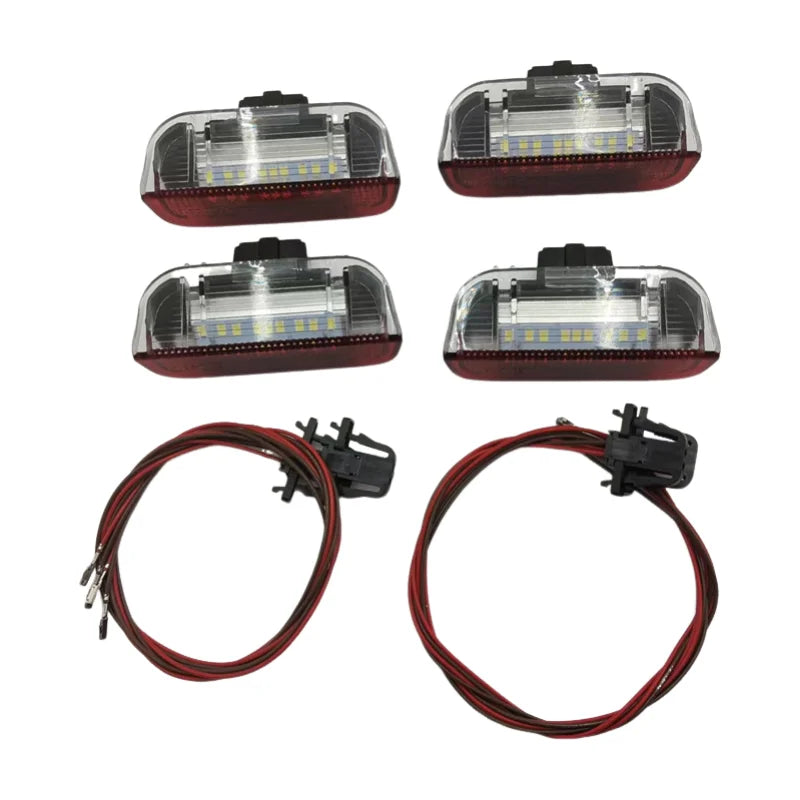 For Golf 5 6 7 7.5 T-ROC CC Passat Jetta Tiguan Variant Phidnon Scirocco Touran Auto Signal Lamp 4Pcs 12V LED Car Door Light