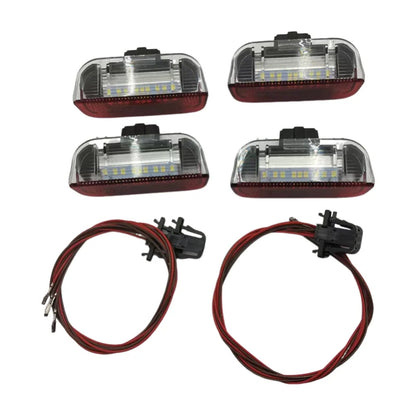 For Golf 5 6 7 7.5 T-ROC CC Passat Jetta Tiguan Variant Phidnon Scirocco Touran Auto Signal Lamp 4Pcs 12V LED Car Door Light