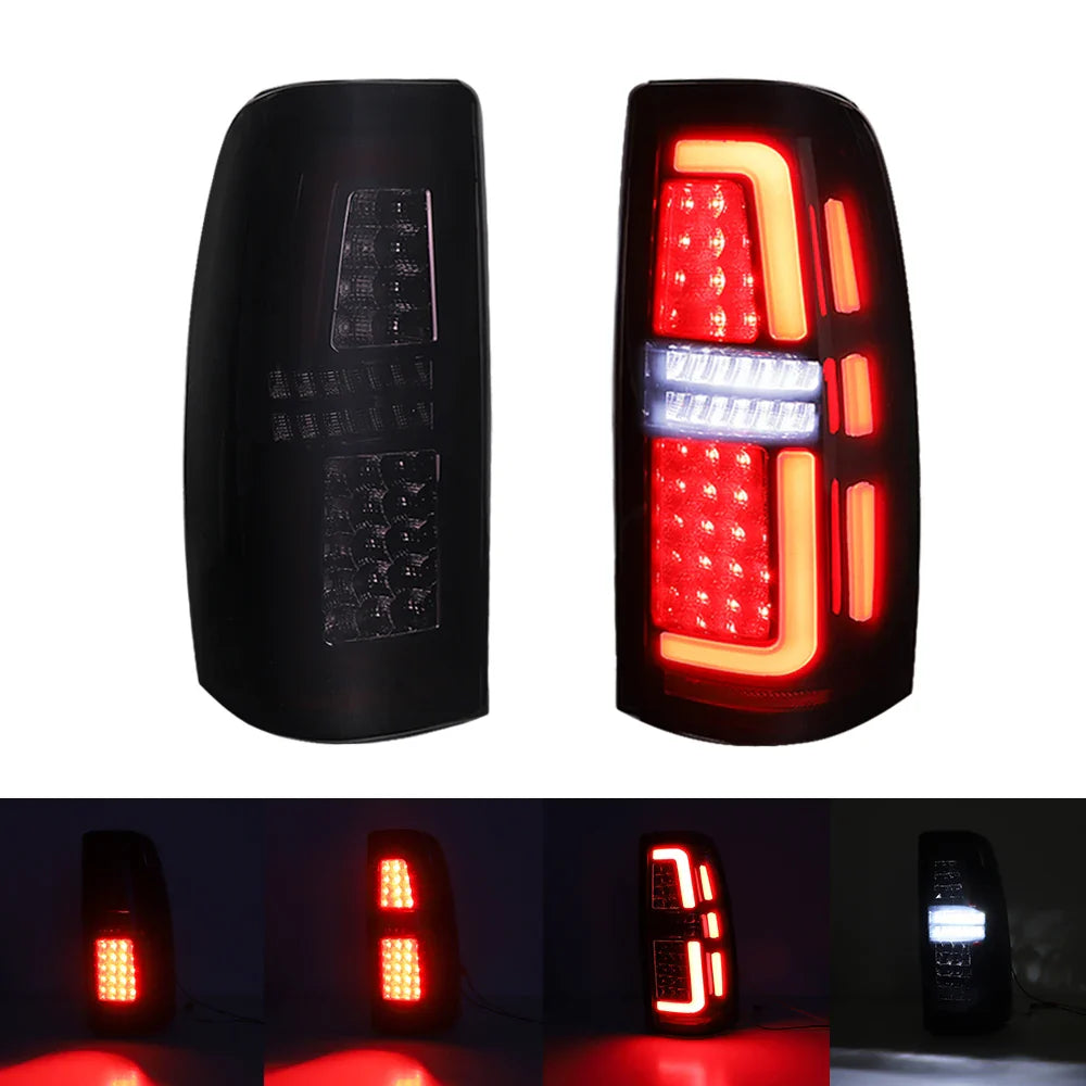 LED Truck Car Taillights for 99-06 Chevy Silverado 1500/2500 01-06 Silverado 1500HD/2500HD/3500 99-02 GMC Sierra 1500 2500 3500