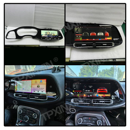 12.3 Inch Android 13 for Dodge Challenger, SRT 2015-2023 Car Multimidia Player GPS Navigation Stereo head Unit,dashboard Upgrade
