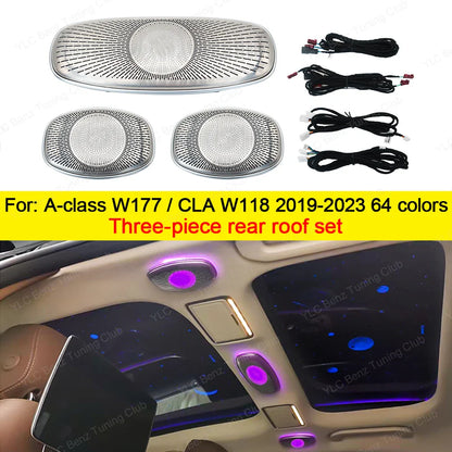 Ambient Light For Mercedes-Benz W177 W118 64 Colors LED Illuminated Atmosphere Star Panel Ambient Light Advanced Air Outlet