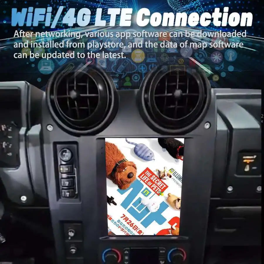 Android 14 For Hummer H2 2002 - 2007 Navigation GPS Android Auto Carplay Multimedia Player Bluetooth No 2din Dash Cam DVD BT 5G