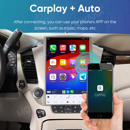 14.4" inch Android 13 8+128G Tesla Screen Car DSP Player For GMC Yukon Chevrolet Tahoe Suburban 2014+ GPS Radio Stereo Head Unit