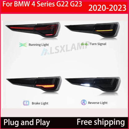 Taillight Assembly LED Dynamic Tail Light For  2020-2023 BMW 4 Series G22 G23 G26 G82 M4 CSL brake light DRL signal turn signal