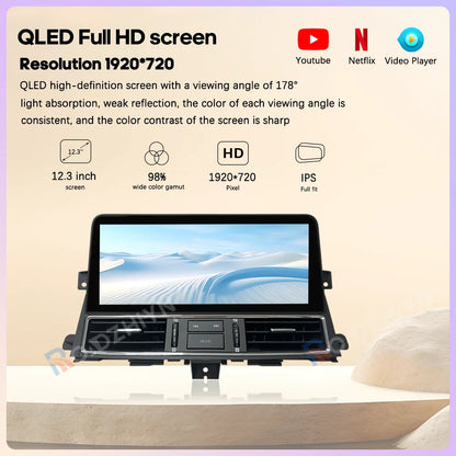 12.3 " Android13 Car Multimedia Video Player For Nissan Patrol Y62 Infiniti QX56 QX80 2010-2020 GPS Navigation CarPlay Auto 4G