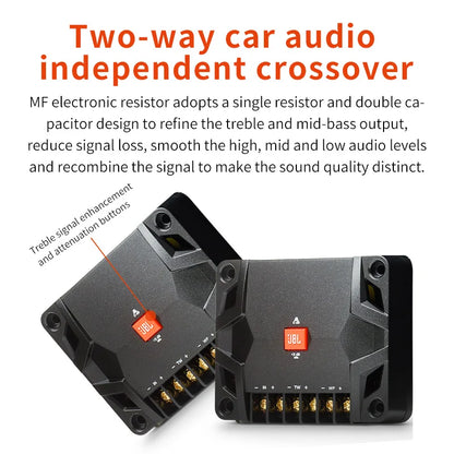 JBL car audio speaker two-way treble midrange bass subwoofer 210W real power not false standard stereo surround sound