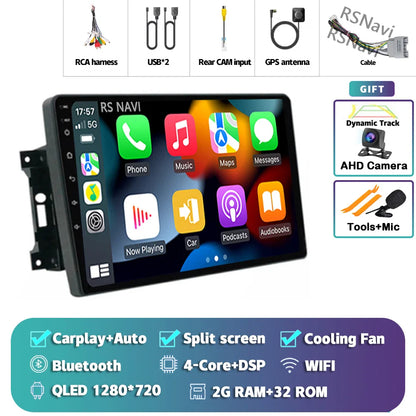 Android 14 Car Radio For Jeep Compass Grand Cherokee Wrangler Chrysler Sebring Town Country Dodge Charger Multimedia Stereo 2din