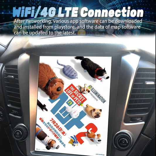 12.1" Tesla Android Screen Radio 2din For Chevrolet Tahoe Suburban GMC Yukon 2015 - 2020 GPS Carplay Car Multimedia Video Player