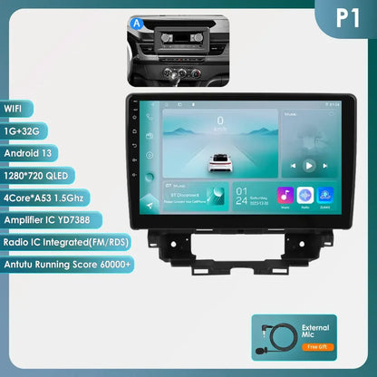 Hizpo Car Intelligent Systems Carplay Android Car Radio for Renault Kangoo 2019-2025 Multimedia Video Player WIFI 7862 Autoradio