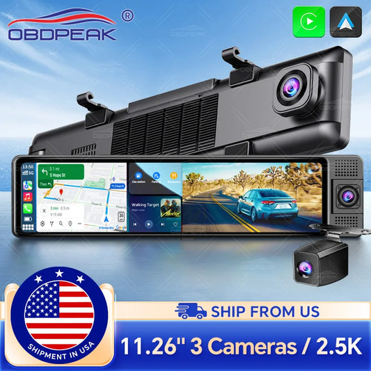K1 11.26 inch IPS Touch Screen Wireless Carplay Android Auto  Radio Multimedia Video   GPS Navigation 5G WiFi BT+FM AUX