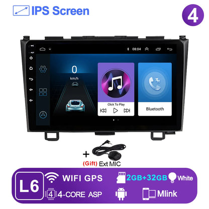 LEHX Pro 5G WIFI 8 Core Android 14 2 Din Autoradio Car Radio Multimedia Player For Honda CRV CR-V 2006-2011 Carplay gps dvd QLED