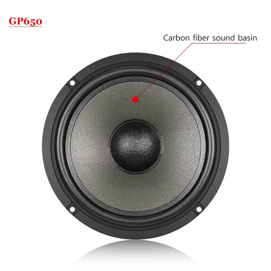 GP650 high-quality 6.5-inch car speaker 180W HIFI car audio set stereo high pitched speaker mid bass speaker car subwoofer
