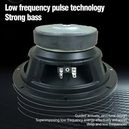 200W 10 Inch Bluetooth Trapezoidal Subwoofer Car Audio Power Active Subwoofer Speaker Car Woofer 12/220V with Remote Control