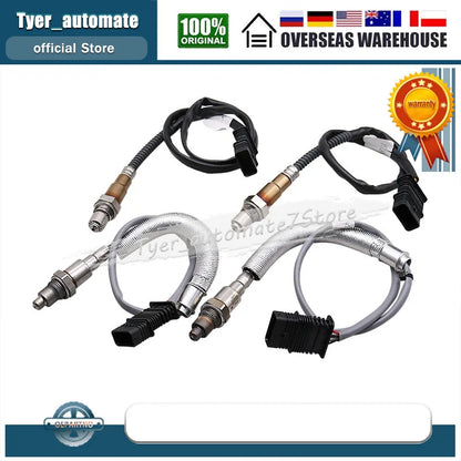 Front & Rear Oxygen Sensor Lambda Sensor 11787848482 11787848483 11787848486 11787848487 For 2015-2020 BMW M2 M3 M4 F87 F80 F82