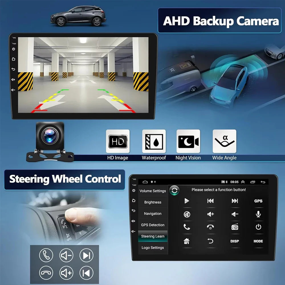 9" Car Raido Carplay Android 14 For Chrysler 200 200C 2015 - 2019 Auto Multimedia Screen Stereo Video Player GPS Navigation WIFI
