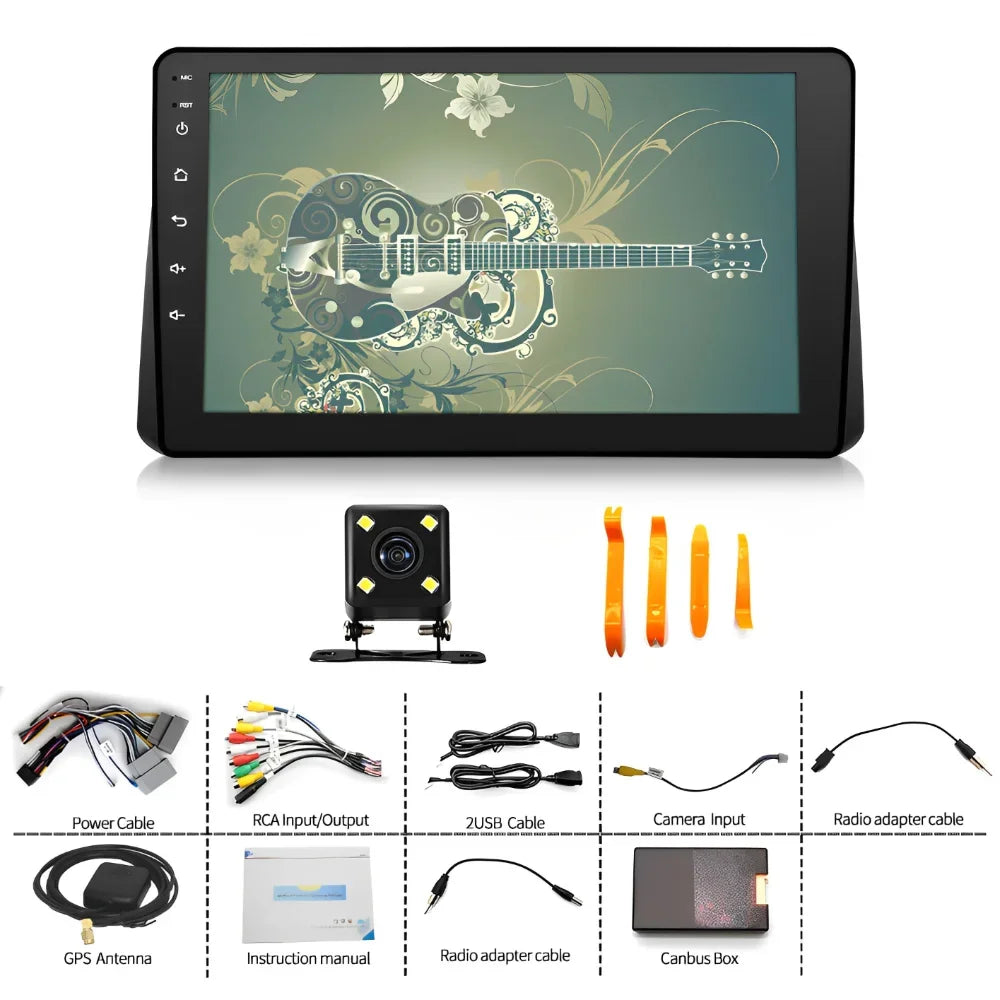 9 Inch Android 13.0 2GB+32GB For Dodge Grand Caravan 2011-2020 Car GPS Navigation Multimedia Player Radio Tape Head Unit Carplay