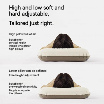 Naturehike Inflatable Pillow 3D Sponge Ultralight for Outdoor Camping Travel Neck Sleeping Self Inflating Air Pillow Portable