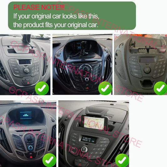 Android 14 Car Radio For Ford B-Max Transit Courier Tourneo 2012 - 2018 Carplay Navigation GPS Carplay Multimedia Player No 2din