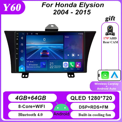 Android Car DVD Carplay Android Auto For Honda Elysion 2004 - 2014 2015 Auto Radio Stereo GPS Navigation Multimidia Player 2din