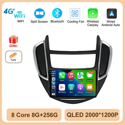 Android OS Car Radio Multimedia Stereo Player WiFi GPS Navigation Video For Chevrolet TRAX 2014 - 2016 Wireless Carplay 4G