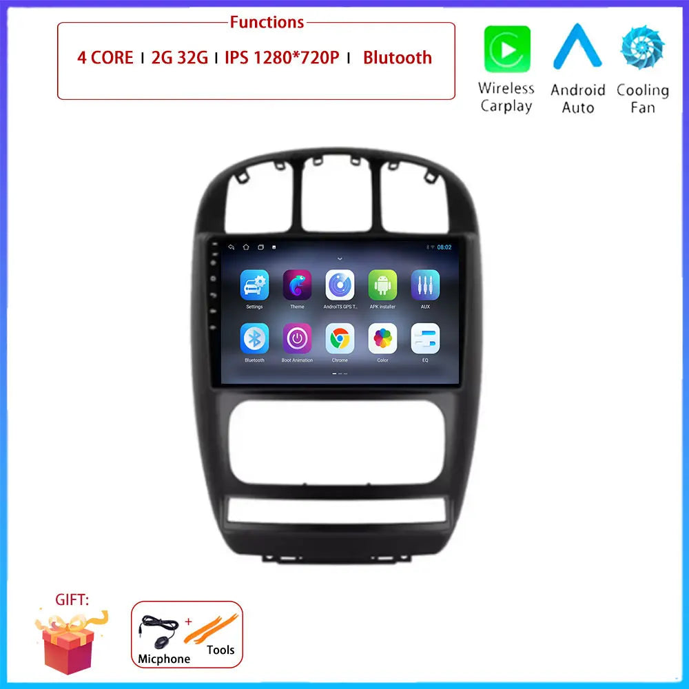 for Chrysler Voyager RG RS Town & Country RS 2000 - 2007 Android Auto Carplay Car Radio Multimedia Player GPS Navi DSP Stereo