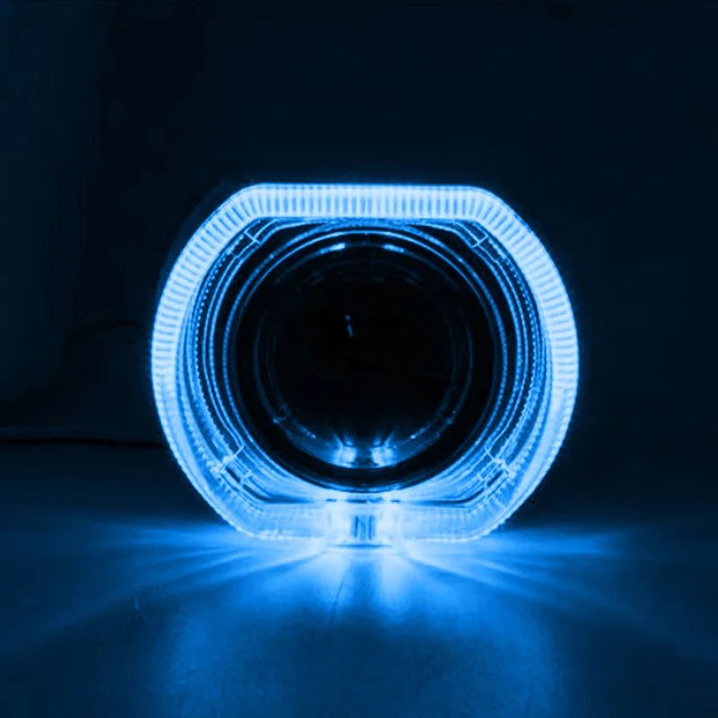 2.5-inch dual lens light guiding angel eye H1HID xenon product automotive parts universal LED headlights