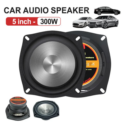 5 inch 2Pcs Car Audio Speakers  Max. Power 600W Full Range Frequency Automotive Speakers 1 Set Car Stereo