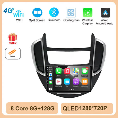 Android OS Car Radio Multimedia Stereo Player WiFi GPS Navigation Video For Chevrolet TRAX 2014 - 2016 Wireless Carplay 4G