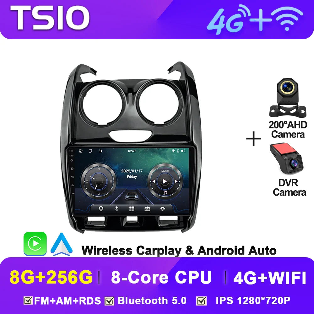 Car Multimedia Player For Renault Duster 2015 - 2021 For LADA Largus 2021 Automotive Multimedia Mirror Link Intelligent System