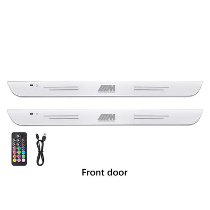 LED Car Welcome Pedal Light Door Sill Light For BMW M Performance X1 X3 X4 X5 X6 X7 E46 E39 E87 E60 E92 E90 F10 F20 F30 Series