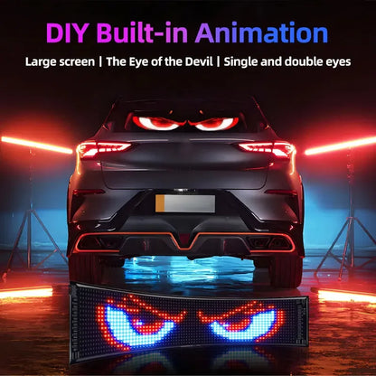 For Toyota Highlander XU20 XU40 XU50 XU70 APP Control Car Demon Eyes Vehicle Signal Lights LED Eyes Light Warning Strobe Lights