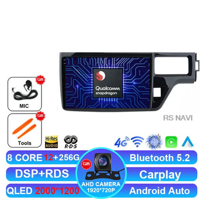 Android 14 Car Radio For Honda Stepwgn 5 2015 - 2021 4G LTE DSP Navigation BT Viedo Player DVD Wireless Carplay Auto 2 DIN GPS