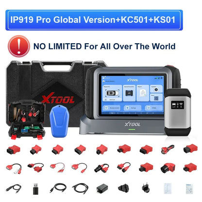 XTOOL INPLUS IP919PRO Car Diagnostic Scanner Automotivo Tools ECU Coding Programming 42 Service CANFD DOIP Topology FCA AutoAuth