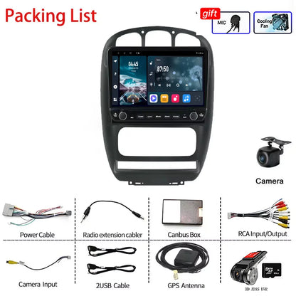 10“ 6+128GB  Android13  For Dodge Caravan2000-2007 Car Radio QLED Multimedia Video Player GPS Navigation CarPlay No 2 Din Stereo