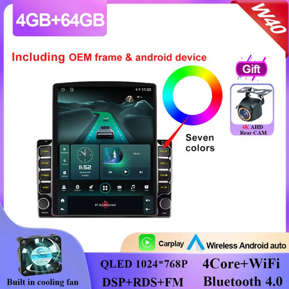 Car Android 14 For Renault Master Nissan NV400 Opel Movano 2010-2021 Navigation Touch Sereen Multimedia Player GPs 2din carplay