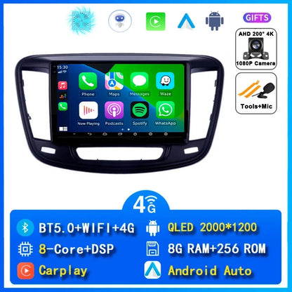 For Chrysler 200 200C 2015 - 2019 Android 14 Radio Video Player Car Autoradio Multimedia Screen Stereo Carplay Navigation